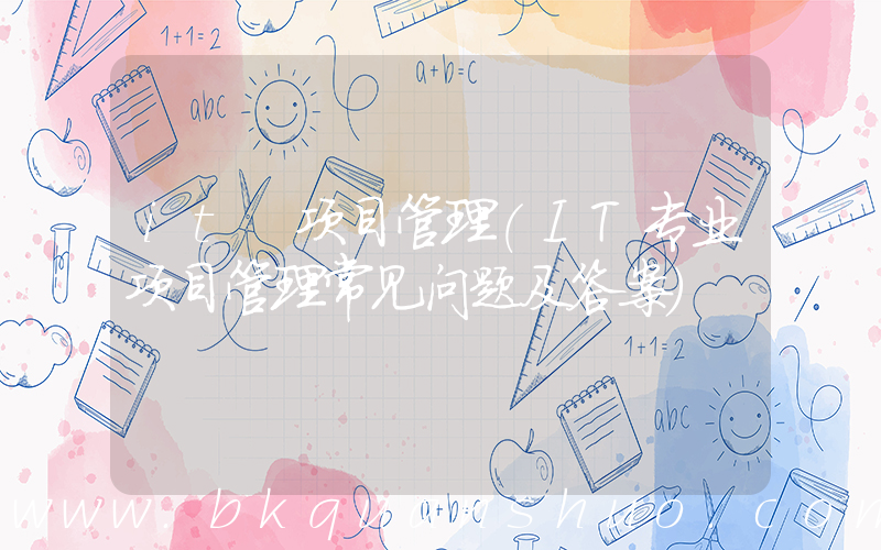 it 项目管理(IT专业项目管理常见问题及答案)